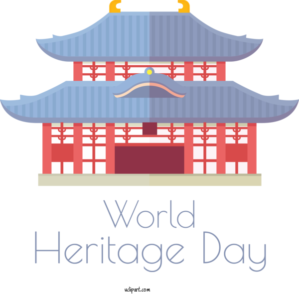 Free Holidays Design Logo Façade For World Heritage Day Clipart Transparent Background