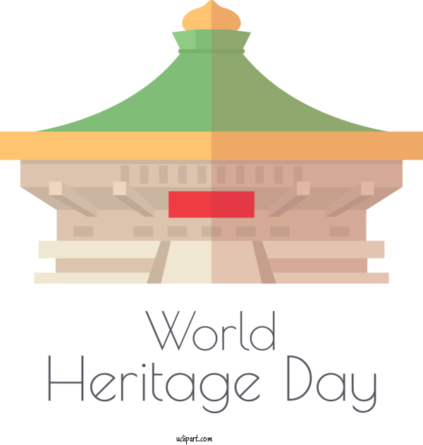 Free Holidays Design Logo Diagram For World Heritage Day Clipart Transparent Background