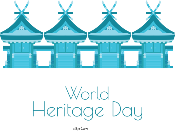 Free Holidays Logo Design Façade For World Heritage Day Clipart Transparent Background