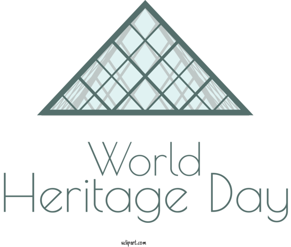Free Holidays Design Logo Line For World Heritage Day Clipart Transparent Background