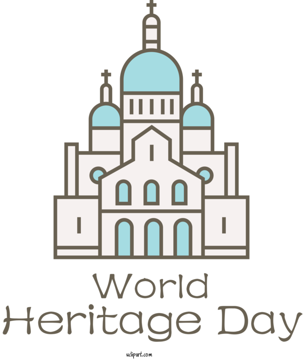 Free Holidays Logo Design Diagram For World Heritage Day Clipart Transparent Background