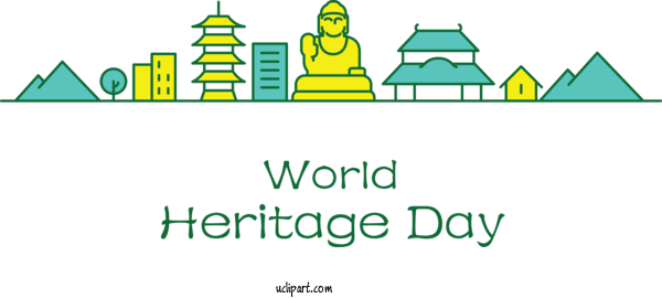 Free Holidays Logo Diagram Line For World Heritage Day Clipart Transparent Background