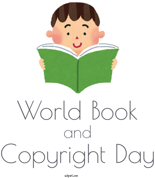 Free Holidays Reading I Am A Cat Reading Aloud For World Book And Copyright Day Clipart Transparent Background
