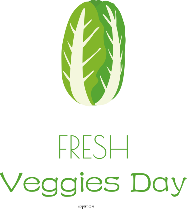 Free Holidays Logo Font Leaf For Fresh Veggies Day Clipart Transparent Background