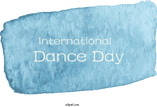 Free Holidays 09738 Rectangle Ice For International Dance Day Clipart Transparent Background