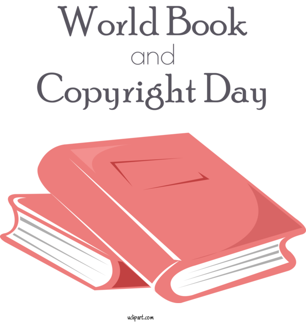 Free Holidays Paper Design Coffee For World Book And Copyright Day Clipart Transparent Background
