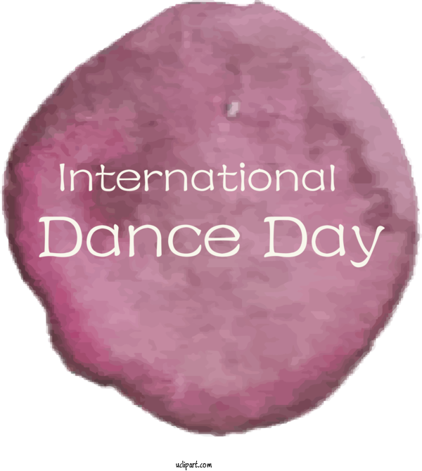 Free Holidays Circle Meter Font For International Dance Day Clipart Transparent Background