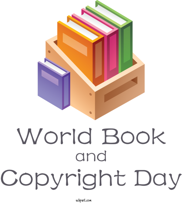 Free Holidays Text Composition Quotation For World Book And Copyright Day Clipart Transparent Background
