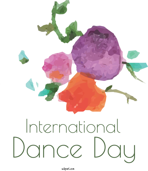 Free Holidays Flower Cut Flowers Petal For International Dance Day Clipart Transparent Background
