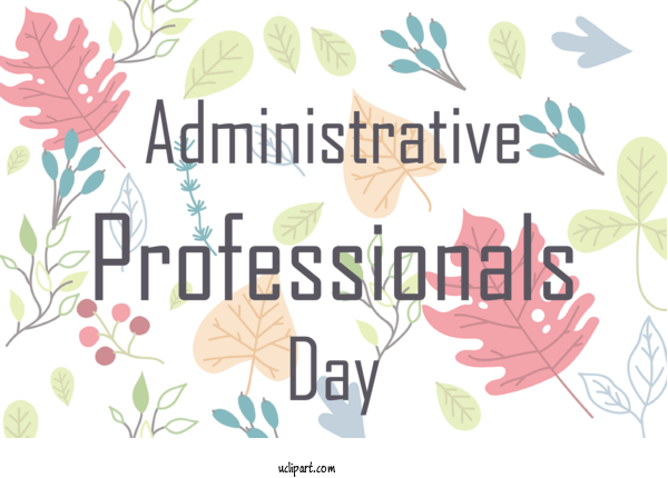 Free Holidays Floral Design Design Leaf For Admin Day Clipart Transparent Background