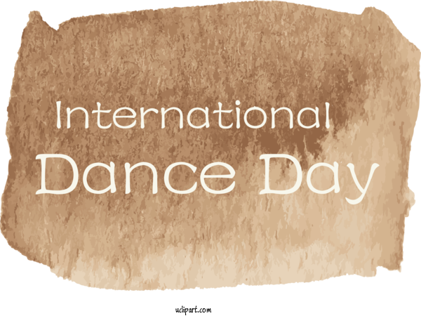 Free Holidays Font Meter Rock For International Dance Day Clipart Transparent Background