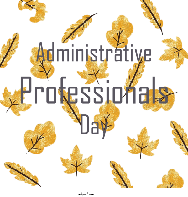 Free Holidays Leaf Design For Admin Day Clipart Transparent Background