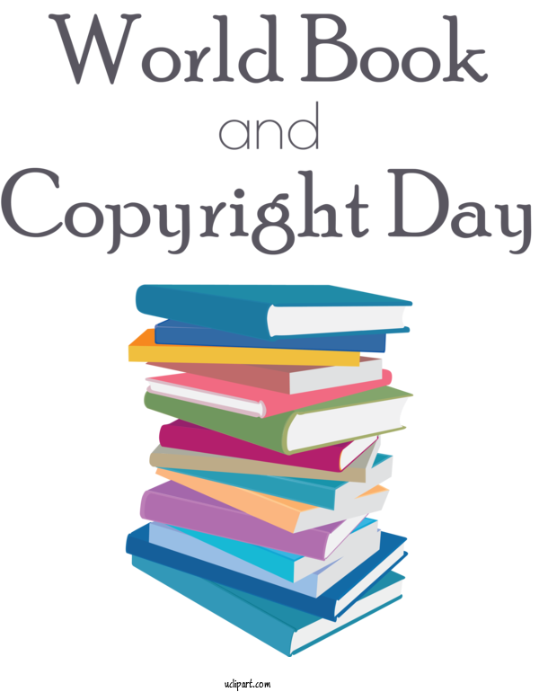Free Holidays Paper Design For World Book And Copyright Day Clipart Transparent Background