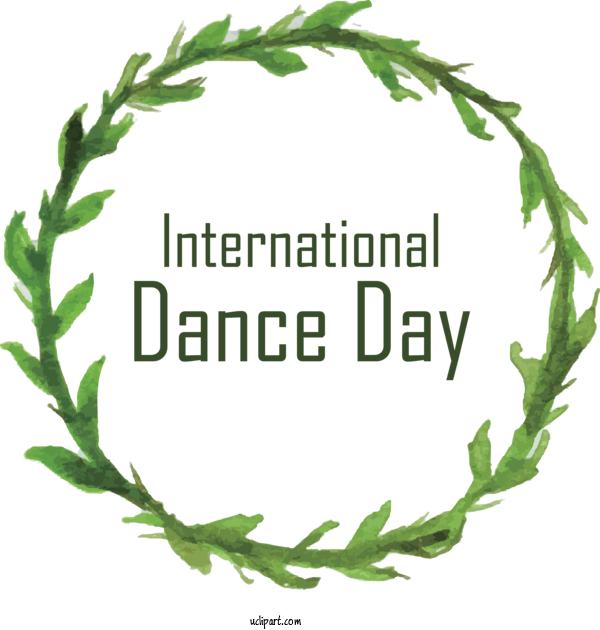 Free Holidays Leaf Herbal Medicine Plant Stem For International Dance Day Clipart Transparent Background