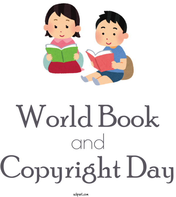 Free Holidays Toddler M  Meter For World Book And Copyright Day Clipart Transparent Background