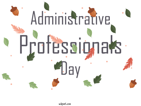 Free Holidays Design Leaf Logo For Admin Day Clipart Transparent Background