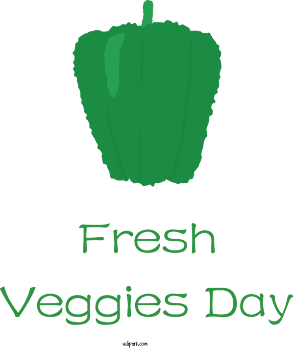 Free Holidays Leaf Logo Green For Fresh Veggies Day Clipart Transparent Background