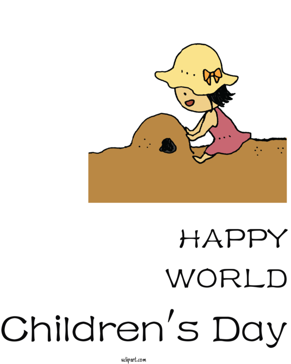 Free Holidays	 Cartoon Character Meter For Children's Day Clipart Transparent Background