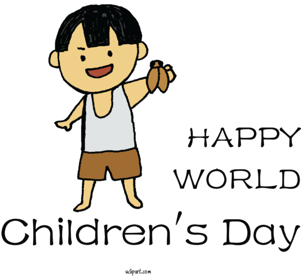 Free Holidays	 Toddler M Toddler M Happiness For Children's Day Clipart Transparent Background