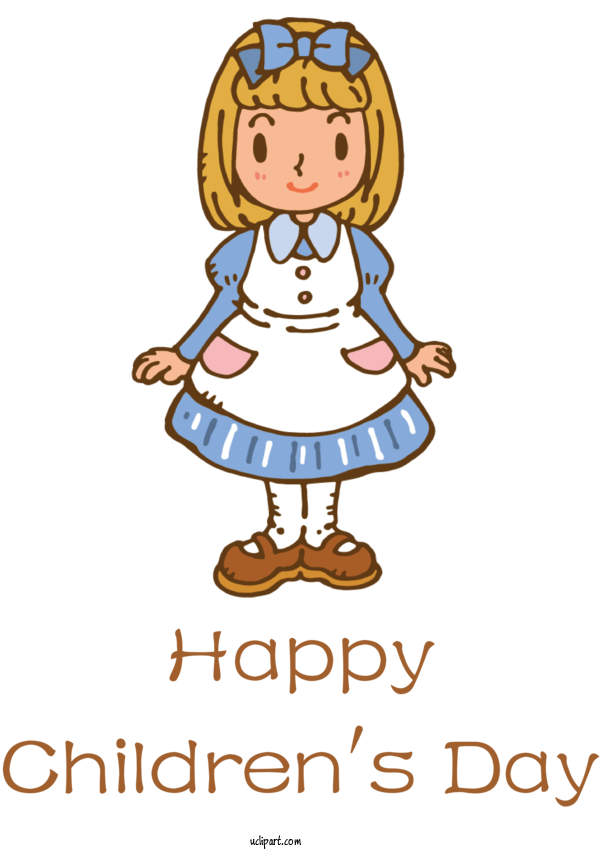 Free Holidays	 Cartoon Character Toddler M For Children's Day Clipart Transparent Background