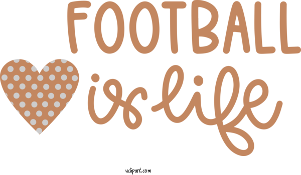 Free Sports Logo Font Line For Football Clipart Transparent Background