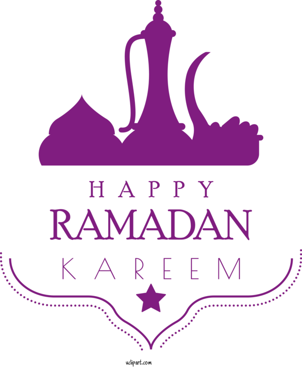 Free Holidays Design Logo Text For Ramadan Clipart Transparent Background