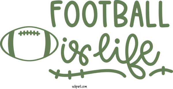 Free Sports Logo Calligraphy Font For Football Clipart Transparent Background