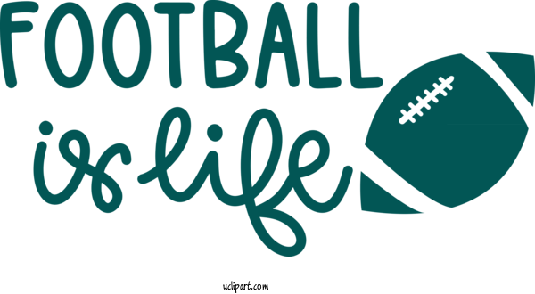 Free Sports Logo Font Design For Football Clipart Transparent Background