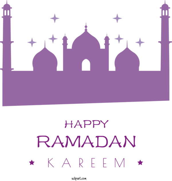 Free Holidays Logo Font Line For Ramadan Clipart Transparent Background