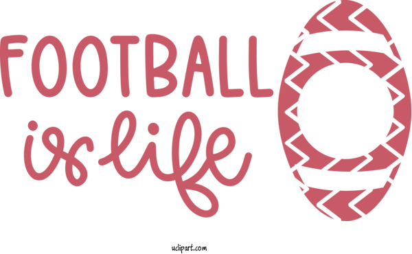 Free Sports Design Logo Font For Football Clipart Transparent Background