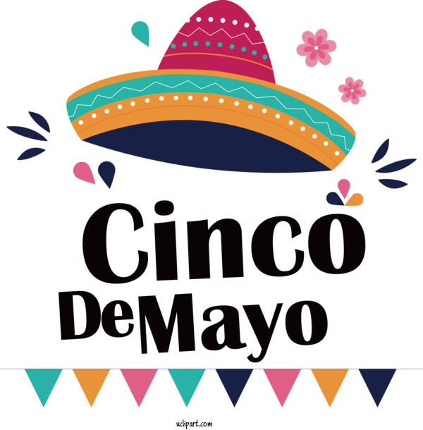 Free Holidays Logo Design Hat For Cinco De Mayo Clipart Transparent Background