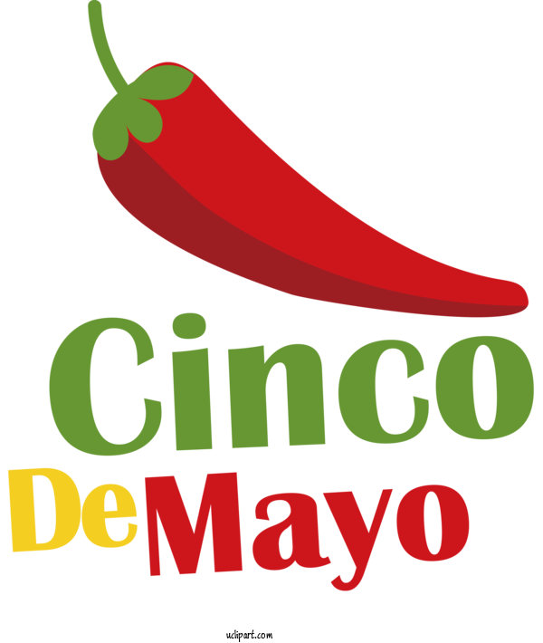Free Holidays Cayenne Pepper Tabasco Pepper Peperoncino For Cinco De Mayo Clipart Transparent Background