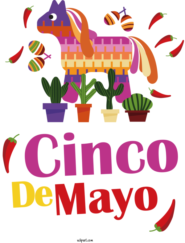 Free Holidays Line Design Creativity For Cinco De Mayo Clipart Transparent Background