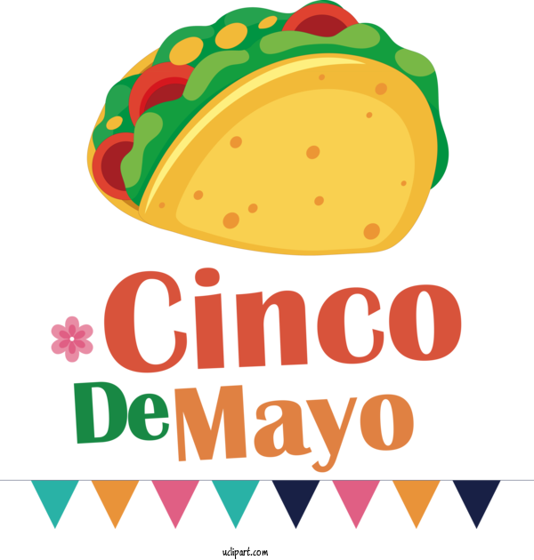 Free Holidays Food Group Logo For Cinco De Mayo Clipart Transparent Background