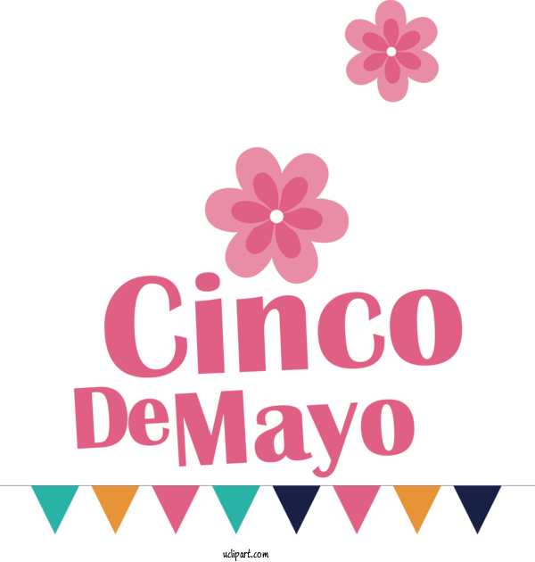 Free Holidays Logo Design Floral Design For Cinco De Mayo Clipart Transparent Background