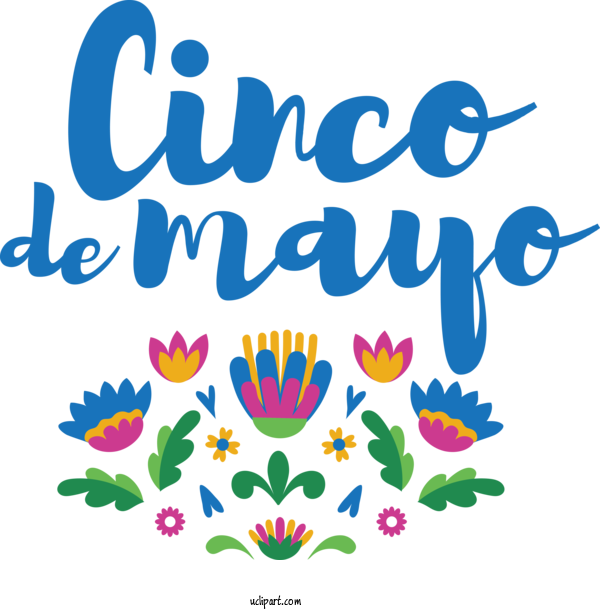 Free Holidays Flower Line Meter For Cinco De Mayo Clipart Transparent Background