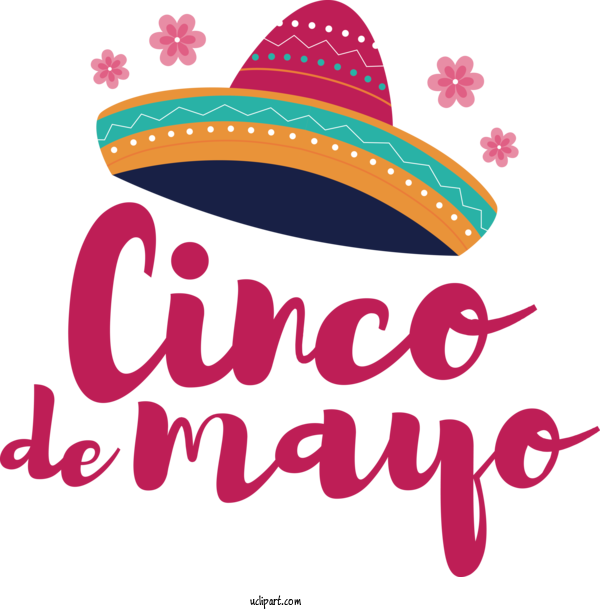 Free Holidays Logo Design Hat For Cinco De Mayo Clipart Transparent Background