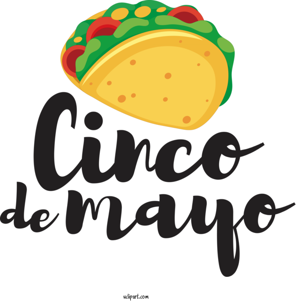 Free Holidays Logo Cartoon Meter For Cinco De Mayo Clipart Transparent Background