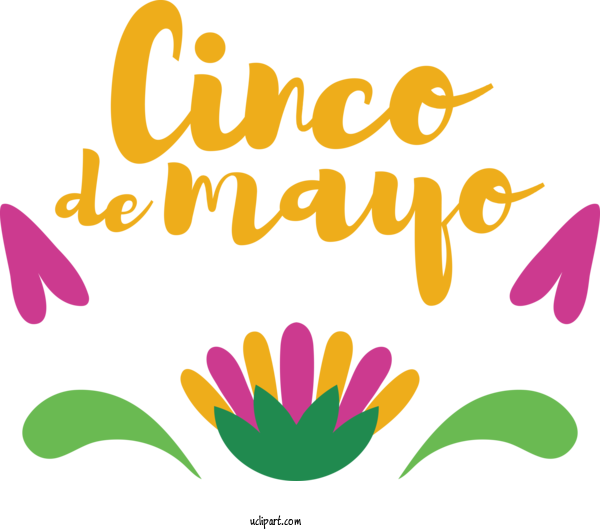 Free Holidays Floral Design Flower Petal For Cinco De Mayo Clipart Transparent Background