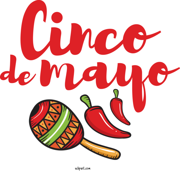 Free Holidays Vegetable Logo Fruit For Cinco De Mayo Clipart Transparent Background