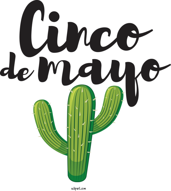 Free Holidays Flower Logo Green For Cinco De Mayo Clipart Transparent Background