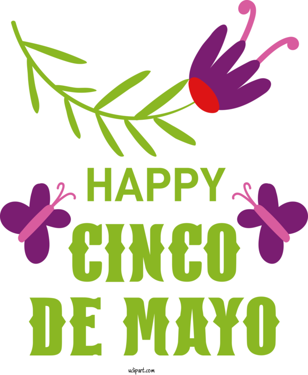 Free Holidays Flower Logo Petal For Cinco De Mayo Clipart Transparent Background