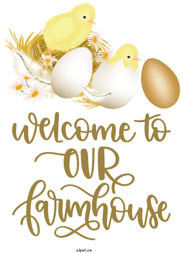 Free Buildings Easter Egg Christmas Ornament M Yellow For Farmhouse Clipart Transparent Background