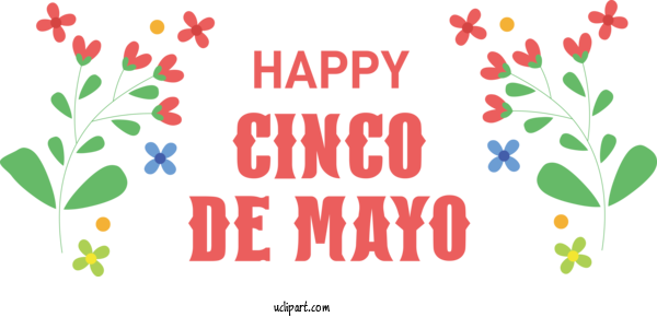 Free Holidays Floral Design Leaf Petal For Cinco De Mayo Clipart Transparent Background