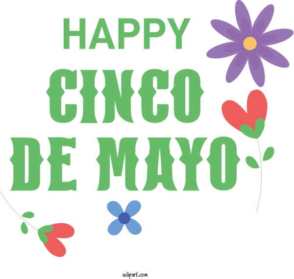 Free Holidays Logo Floral Design Mariella’s Tacos For Cinco De Mayo Clipart Transparent Background
