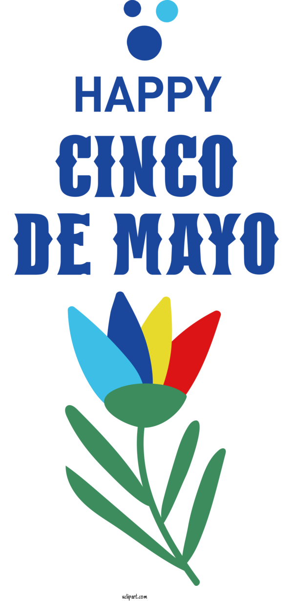 Free Holidays Logo Flower Design For Cinco De Mayo Clipart Transparent Background