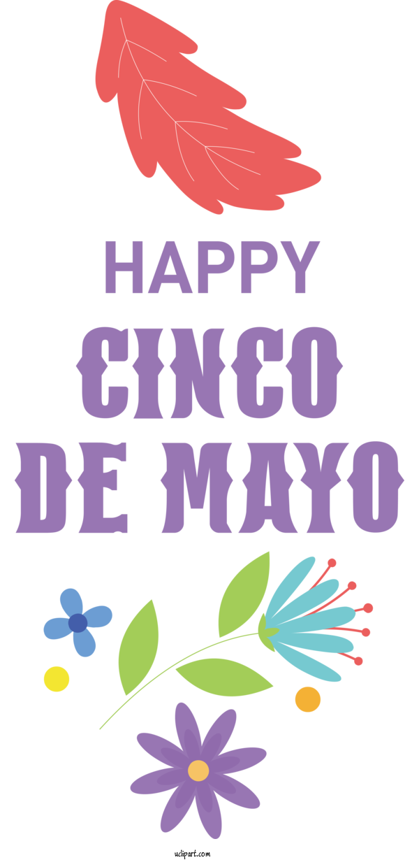 Free Holidays Floral Design Design Leaf For Cinco De Mayo Clipart Transparent Background