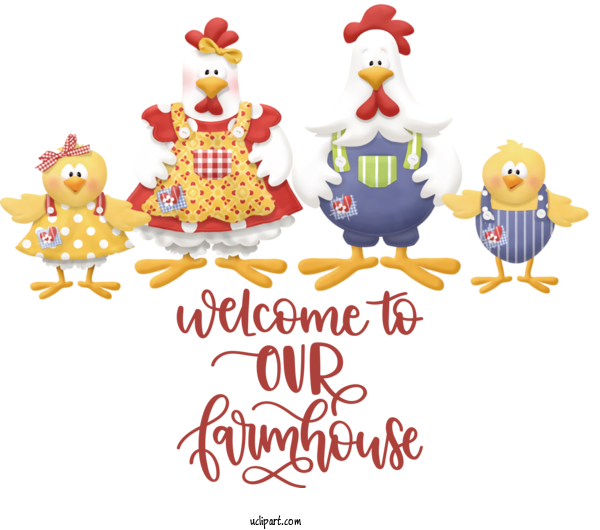 Free Buildings Chicken Egg Poultry For Farmhouse Clipart Transparent Background