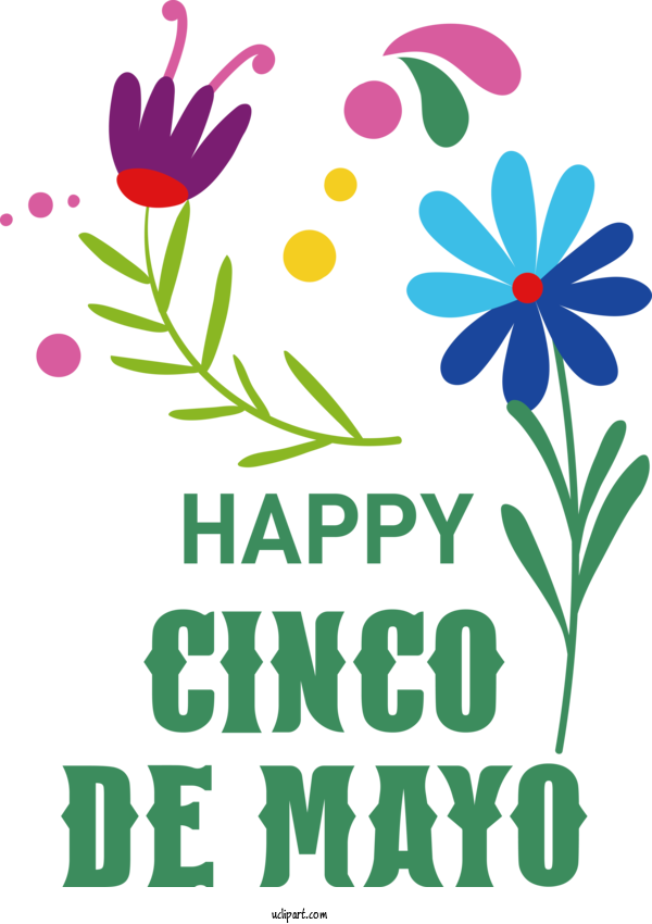 Free Holidays Floral Design Leaf Plant Stem For Cinco De Mayo Clipart Transparent Background