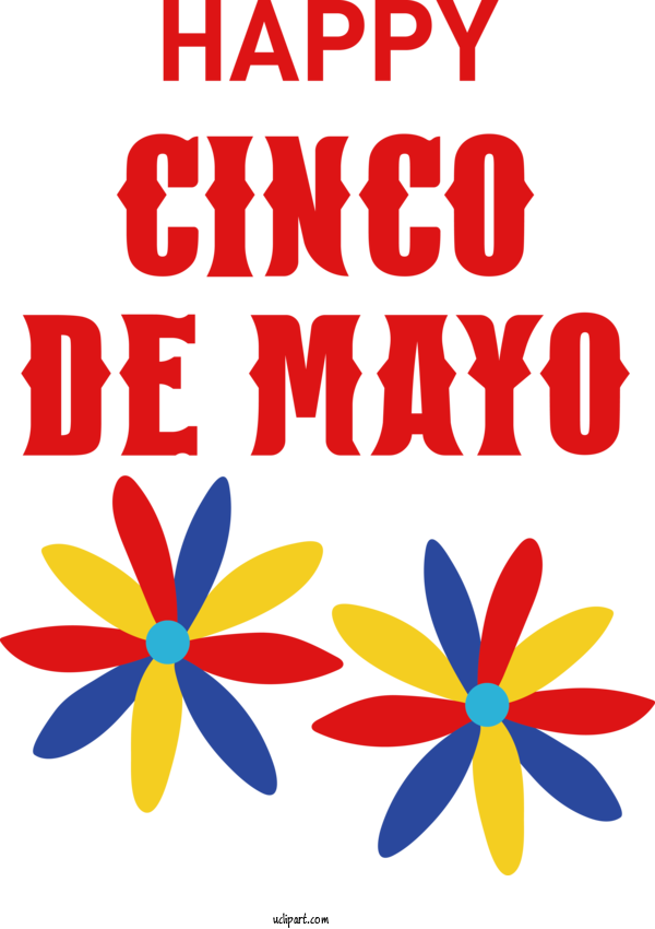 Free Holidays Petal Line Flower For Cinco De Mayo Clipart Transparent Background